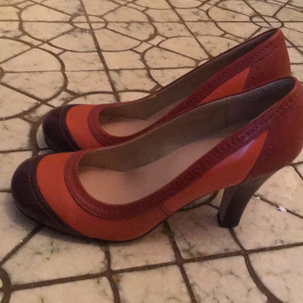 Dollhouse Three-Tone Heels